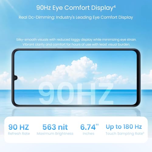 Image of realme C71 4G Smartphone 4GB+64GB,6.745 inch Screen, 90Hz Eye Comfort Display, 6300mAh Battery, 37MP Cameras, Unisoc T7250 Chip, IP54, Sea Blue