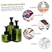 SOESFOUFU Sparkling Bottle Set 3pcs Foaming Bottles Portable for All Kinds of Household Uses