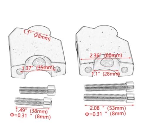 Kit support guidon Yamaha XT1200Z XTZ1200 ES 2011 2012 - 2