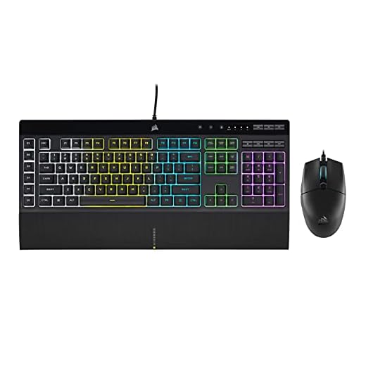 Kit Teclado e Mouse Gamer Corsair K55 PRO e Katar PRO - RGB, NA