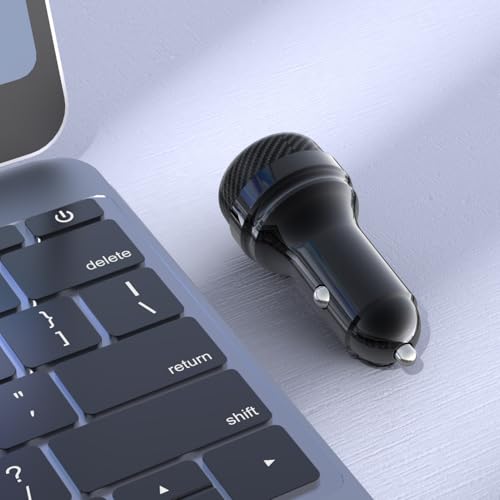 Carregador Veicular Turbo Rápido Carro Automotivo Para Samsung iPhone Celulares Usb E Tipo C