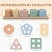 Imagen de Joozmui Montessori Wisdom Juguetes Rompecabezas de Madera 1 2 3 Años