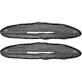 SHINYPASING 2pcs Black Mesh Hair Bun Makers Updo Styling Tools with Small Elastic Bands for Women