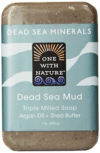One With Nature Dead Sea Mud Dead Sea Minerals Soap, 7 Ounce Bar #TOP24