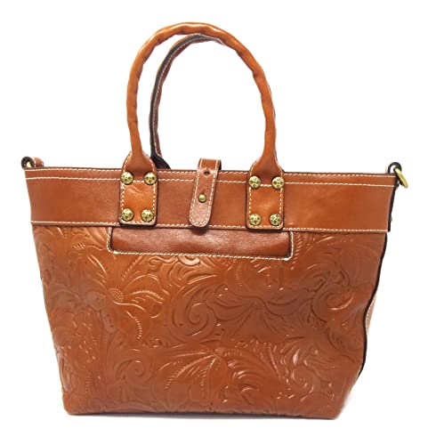 Patricia Nash Tooled Analia Top Handle Crossbody Tote Florence #TOP23