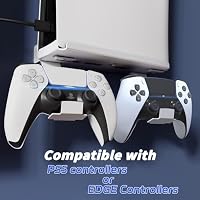 sciuU Wandhalterung kompatibel mit PS5 Pro / PS5 Slim Konsole & Controller – Ansicht 9