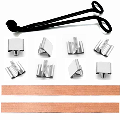 250 Pcs Upgrade Wood Wicks For Candles, Thickened Wood Candle Wicks 1Mm/0.04" Wood Wicks For Candles Making Natural & Smokeless Wooden Candle Wicks Crackling Candle Wicks With Trimmer Candle Making #TOP3