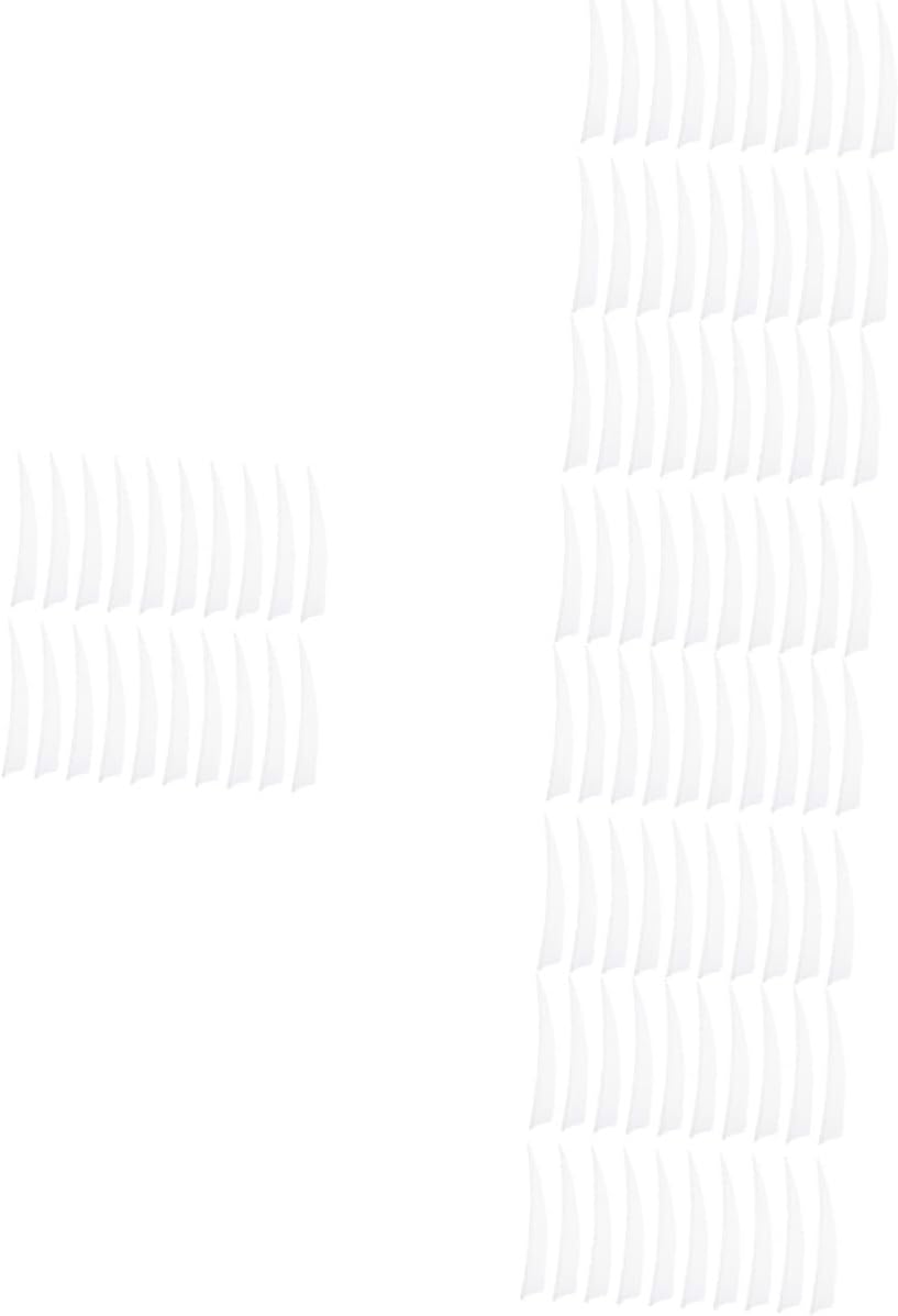 BESPORTBLE 100pcs Archery Nocks Real Turkey Decorative Arrow Tails for Hunting Practice