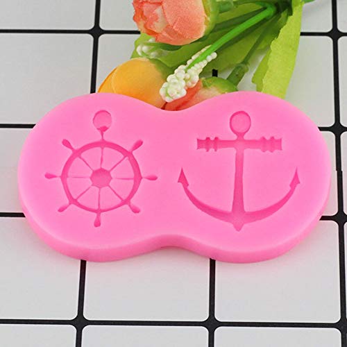 ZHQIC Siliconen Mould Fondant Zeeman Nautische Vormen Cookie Chocolade Mold Cake Decorating Tools