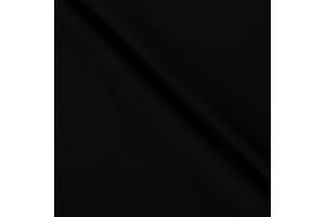 Mook Fabrics Flannel Snuggle Solid, Black: Snuggly Soft and Cozy Flannel Fabric by the Yard