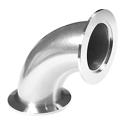 Elbow 90 Degrees KF-50 Vacuum Fittings, ISO-KF Flange Size NW-50, Stainless Steel, Vacuum Parts