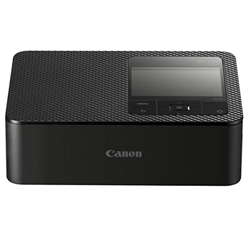 Canon Selphy Cp1500 Wireless Compact Photo Printer, Black Bundle With Rp-108 High-Capacity Color Ink/Paper Set, Usb 2.0 Multi Card Reader, Cleaning Kit #TOP1