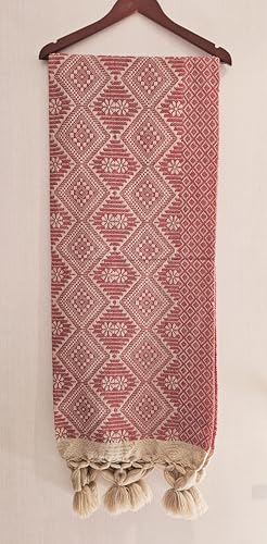 Mexican Handmade Diamonds Rebozo Shawl2