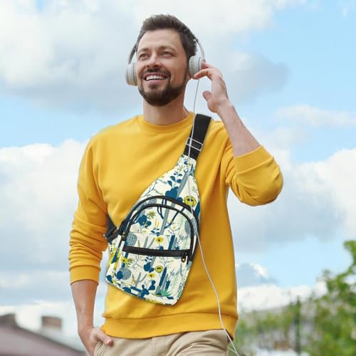 Mochila bandolera para hombre con correa ajustable para llevar tus pertenencias con comodidad 3