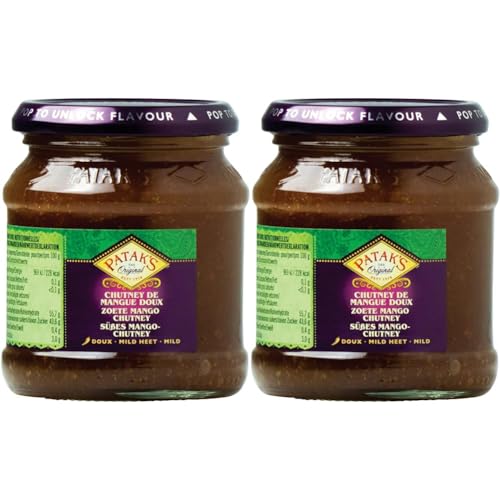 Patak's - Chutney à la mangue, süß - 340 g (Lot de 2)