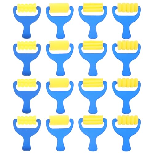 HOOTNEE Pinceles de Esponja para Pintar y Dibujo para Niños Rodillo Pequeño Herramienta de Pintura