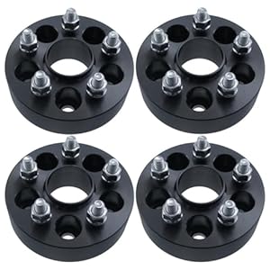 Aqpyityz 4Pcs 1.5&Quot; Hubcentric Wheel Spacers 5X100 Fits Xd -(Black), Enhances Your Driving Experience 3
