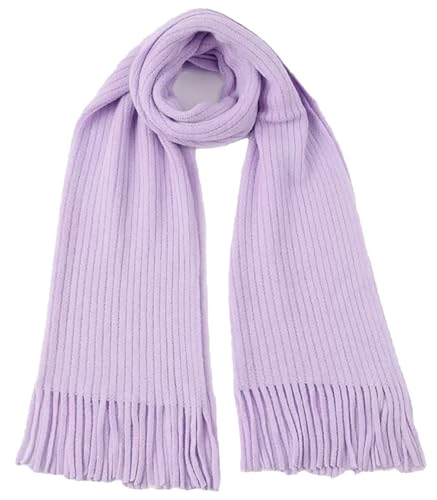 Royid Kids Scarf for Girls Winter Warm Knit Toddler Baby Scarves Neck Warmer Tassel Scarf for Boys Girls