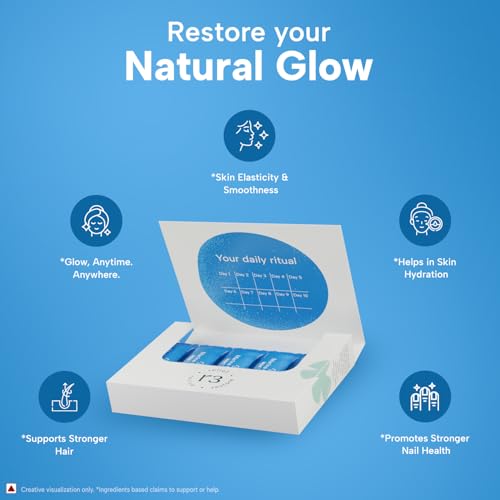 Image of R3SET Japanese Marine Collagen with Glutathione for Skin Glow - 2 Sachets