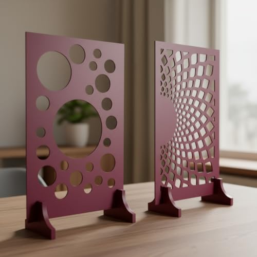 Image of SMILEDRIVE Photography Shadow Boards Creative A3 Light Panels, Set of 2 | Professional, Laser-Cut Panel, Stunning Light Patterns & Depth, Product and Fashion Shoots