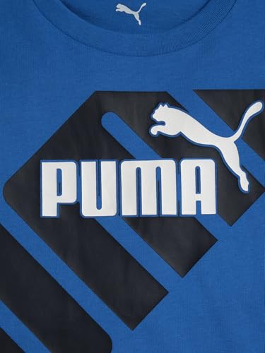 PUMA Boys' Short Sleeve Cotton Graphic T-Shirt, Crewneck3