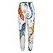 Colorful Lizards Geckos Watercolor Women's Sweatpants Athletic Joggers Casual Lounge Pants with Pockets for Yoga Workout Running