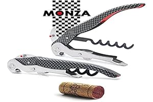 Pulltex Clickcut Monza Doppelhebel Korkenzieher grau