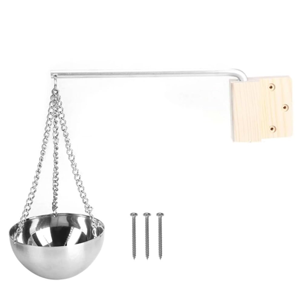 Diffuseur huile essentielle sauna acier inoxydable chaîne support 12cm
