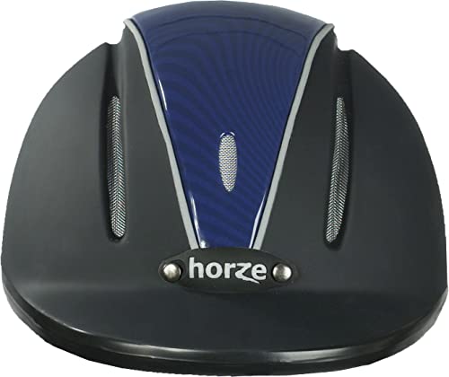 Casco de montar Horze Pacific Defenze ajustable para evitar presión