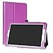 Price comparison product image Mama Mouth Samsung Galaxy Tab E 9.6 Case, PU Leather Folio 2-folding Stand Cover with Stylus Holder for 9.6" Samsung Galaxy Tab E 9.6 T560 T561 Android Tablet,Purple