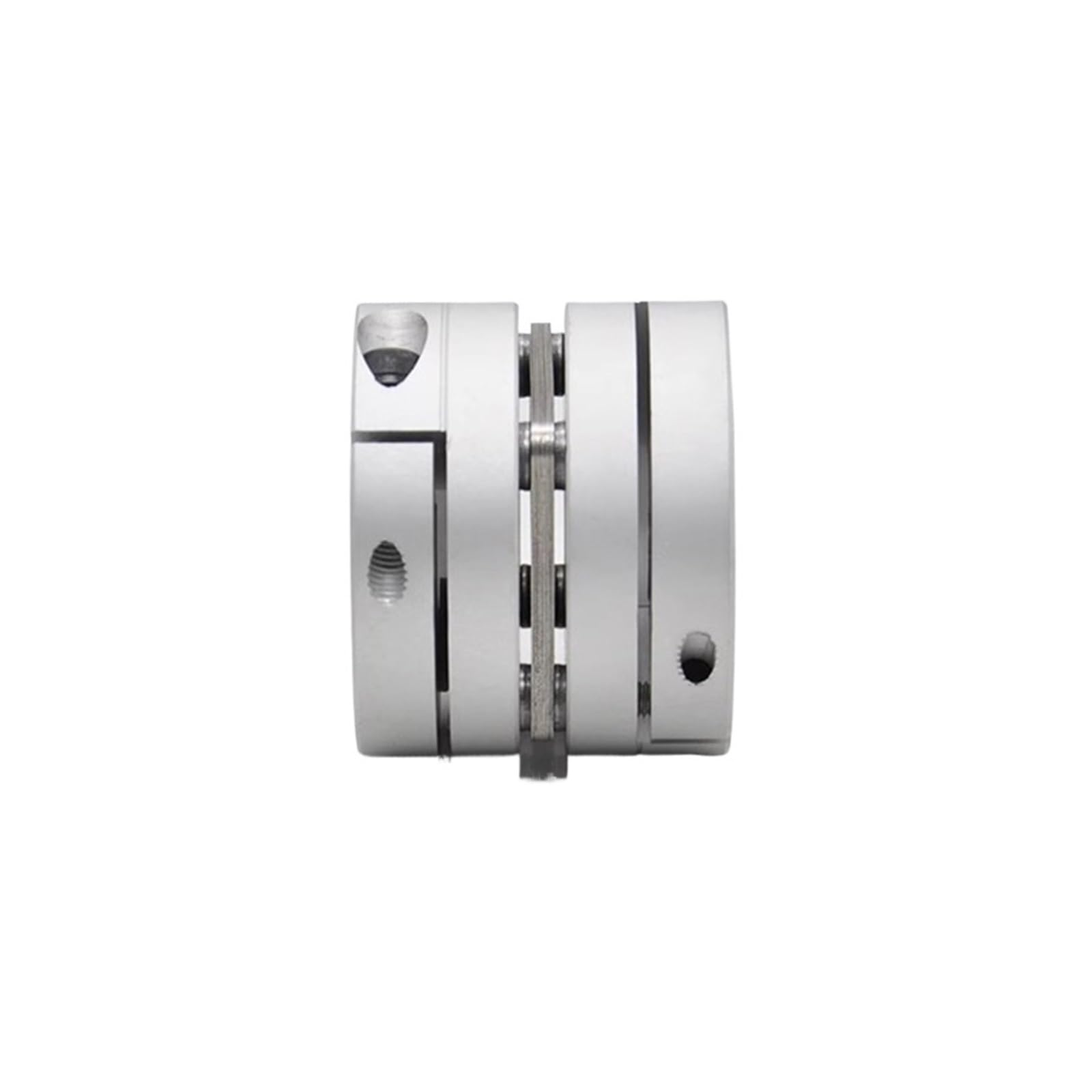 Aleación de aluminio D39L34 Acoplamiento de diafragma único conector elástico D39mm L34mm tornillo de bola servomotor a pasos codificador ordenador(9.525x17mm)