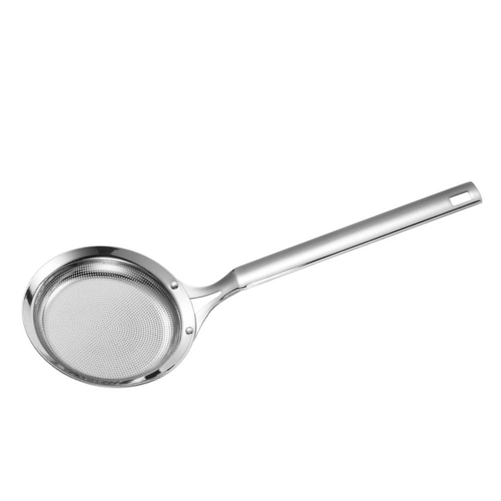 BESTonZON Écumoire Louche Louche Filtre à Huile Cuillère en Acier Inoxydable Cuillère Filtre Friteuse Passoire Cuillère