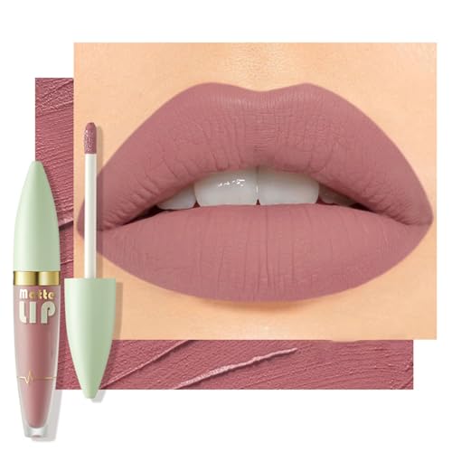 Matte Líquido Lápiz Labial Para Mujeres Altamente Pigmentadas Y Resistentes A Las Manchas De Labios A Prueba De Agua Y Prueba Agua Para Un Lápiz Labial Desgaste Maquillaje Natural En Todo