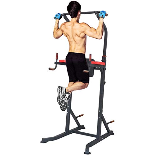 Timegard Power Tower 6 Sections Adjustable Height Pull Up Bars Dip Station