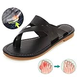 Summer White Beach Casual PU Bunion Splint Zapatillas Planas