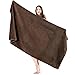 SALBAKOS 40"x80" Turkish Cotton Bath Sheet, Luxury, Eco-friendly Large Oversized (40x80, Chocolate)