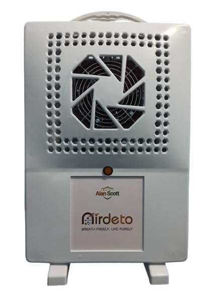 Airdeto Filterless Air Sterilizer Cum Purifier | Plasma Electrostatic Technology for Virus, Dust & Odor Removal | Dual Power 12V DC & 230V AC | Safe for Homes, Hospitals & Public Spaces