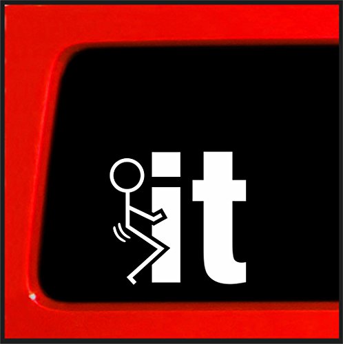 Sticker Connection | FK IT | Bumper Sticker Decal for Car, Truck, Window, Laptop, Toolbox, Hardhat, Auto | 3.7