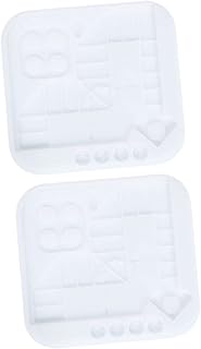 Gogogmee 2 Peças De Quebra-Cabeça De Avião Tabuleiro De Xadrez Para Crianças Moldes De Resina 3D Tabuleiro De Xadrez Para Crianças Tabuleiro De Xadrez Resina Moldes De Silicone