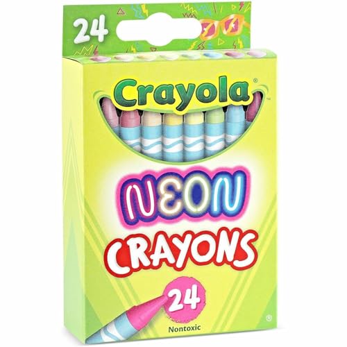 Crayola Neon Crayons, Back To School Supplies, 24 Count - image 5