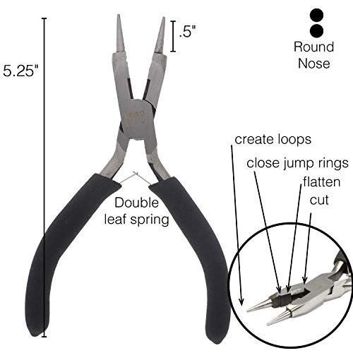 The Beadsmith XTL-5620 4-In-1 All-Purpose Pliers For Cutting And Flattening Wire, Jewelry Making Tool thumb #1