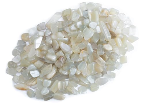 Image of ZenQ 1 lb Crystal Chips, Tumbled Stone Chips for Crafts | Polished, Undrilled Gemstones for Resin Art, Vase Filler, Plant Decor, Candle Making, and DIY Projects