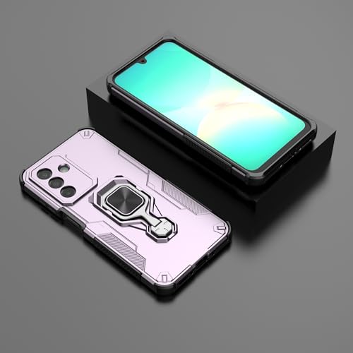 Coque Samsung A26 5G rose antichoc de 6,7 pouces avec support intégré - 5