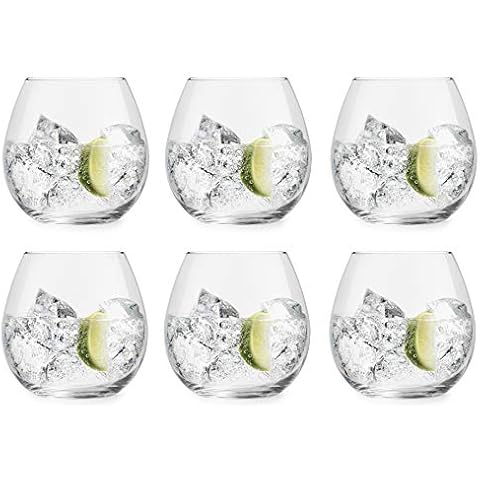 Libbey Gin Tonicglas Cami - 720 ml / 72 cl - 6 Stück - spülmaschinenfest - kein Standfuß - ohne Stiel - modern trendig Cover