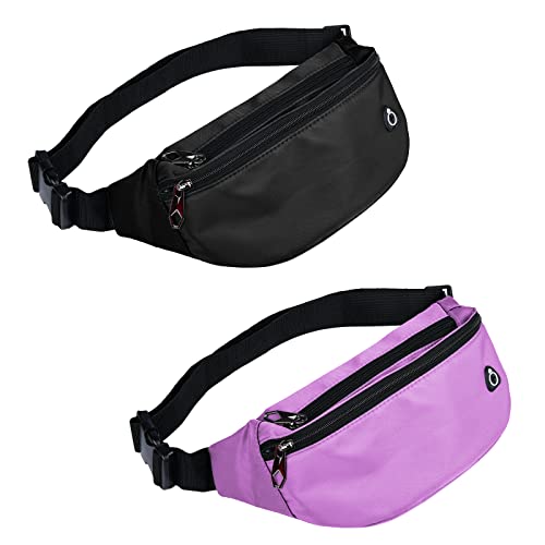 Image of Fanny Packs for Men and Women, Water-Repellent Sports Waist Pack Bag for Travel Hiking Running Hands-free