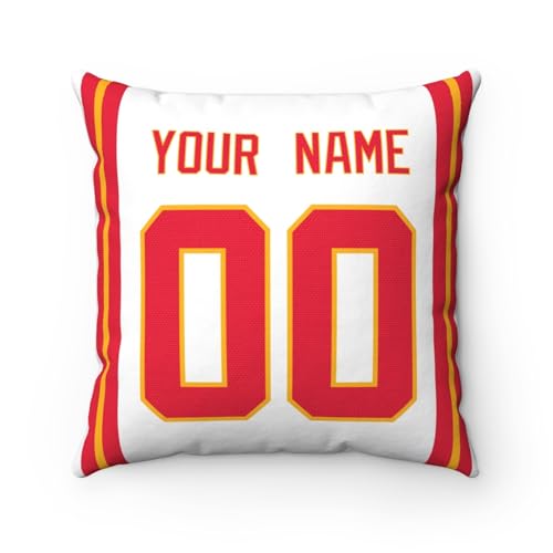 Image of ANTKING Throw Pillow 2 Pack Custom Any Name and Number Personalized Gift for Men Women Boys