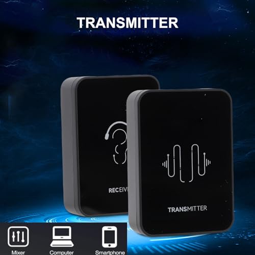 Sistema inalámbrico de monitoreo intraaural 2,4 GHz, transmisor y receptor | Monitoreo de audio sin cables para ensayos de banda, presentaciones en vivo, servicios de adoración y grabación en estudio. miniatura 5