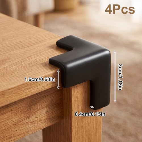 4Pcs Corner Protector for Baby, Adhesive Baby Proofing Corner Guard — 사진 2