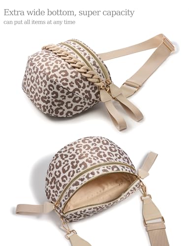 Image of FEIBOON Spacious Nylon Crossbody Bag Bum Bag Handbags Wallets Purses Trendy Shoulder Bag for Women