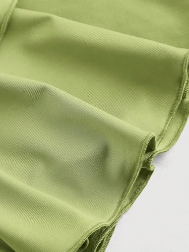 Women's Basic Mini Skirt Drawstring Waist Pleated Waist Cake Skirt3